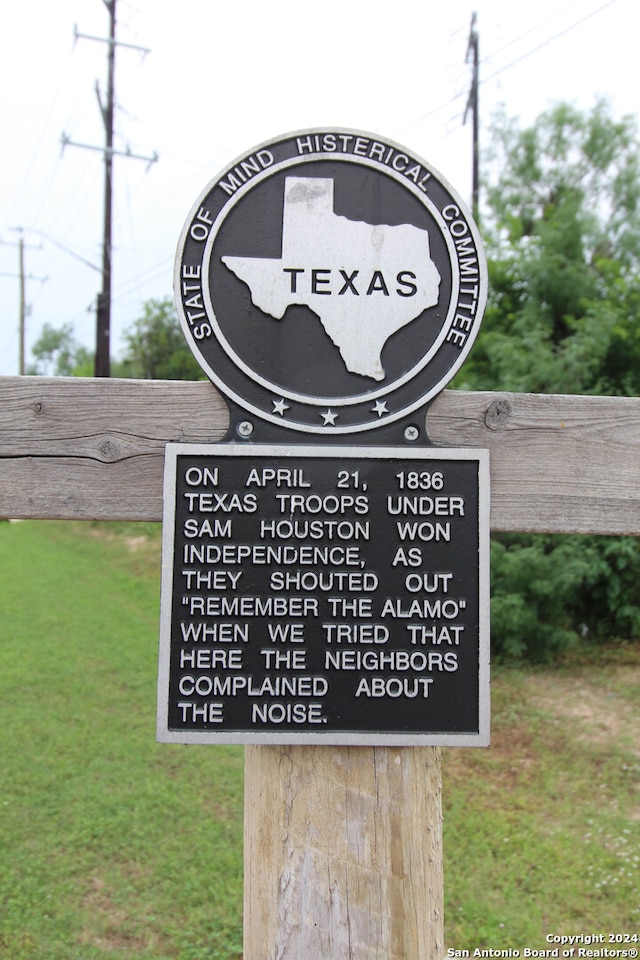 view of community / neighborhood sign