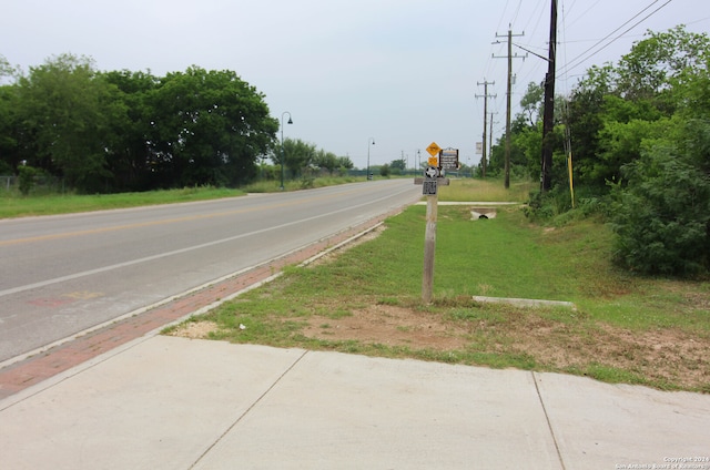 view of road