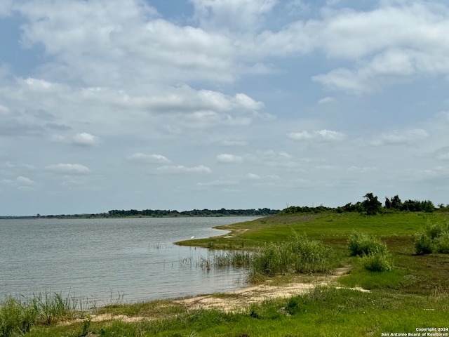 view of property view of water