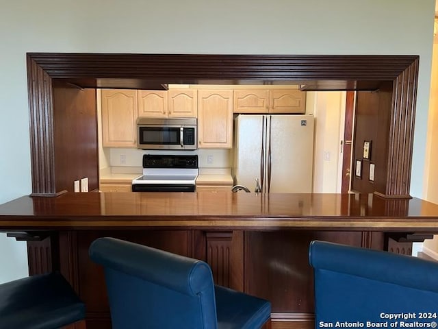 kitchen with stainless steel appliances