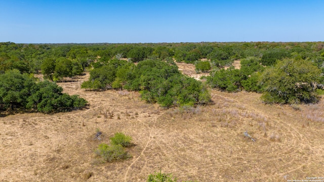 birds eye view of property featuring a rural view