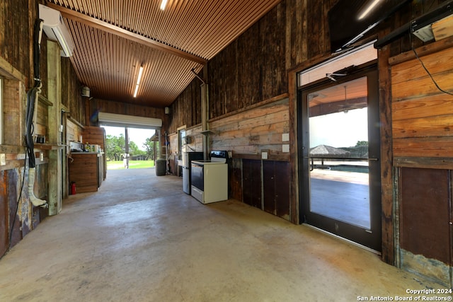 view of horse barn