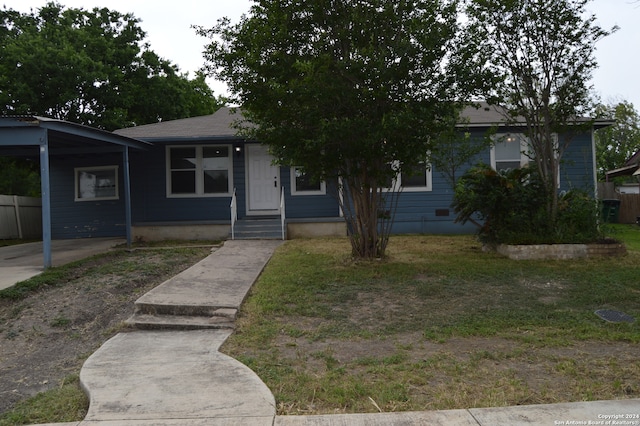 view of front of property