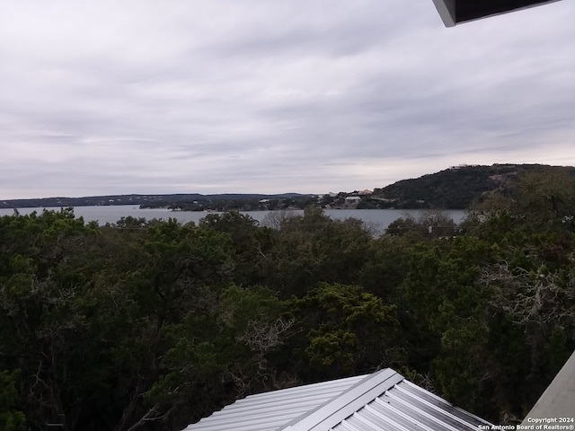 property view of mountains with a water view