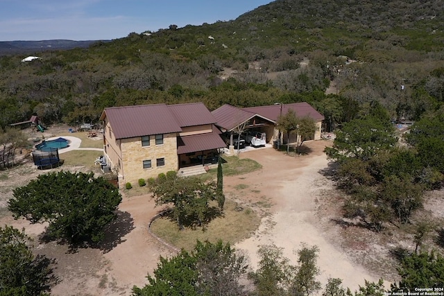 view of birds eye view of property