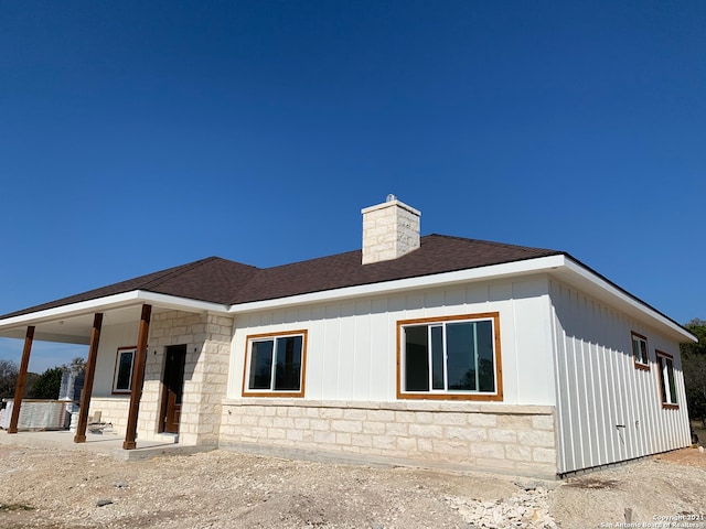 view of rear view of property