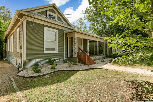 view of front of home