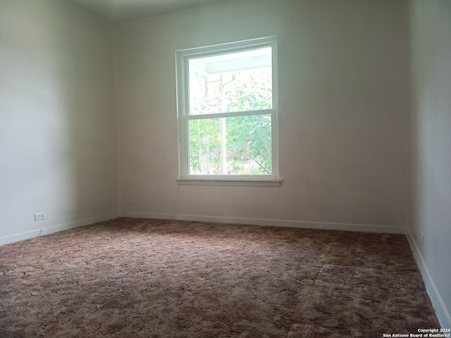 carpeted empty room featuring a healthy amount of sunlight