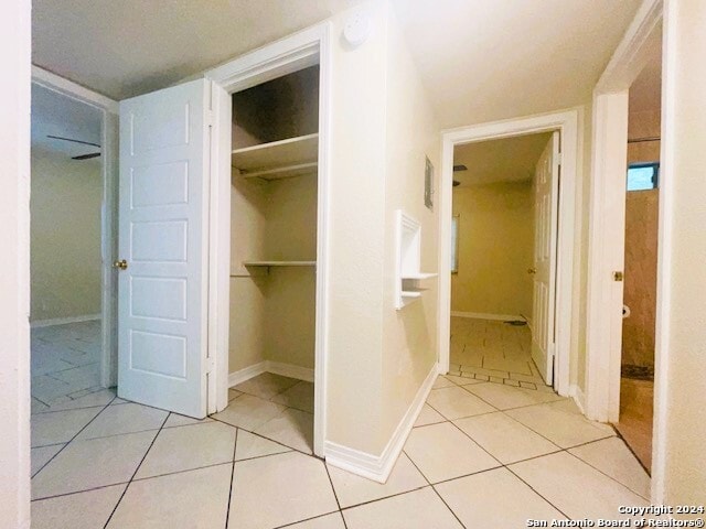 view of closet