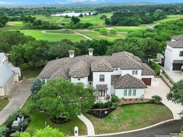 view of aerial view