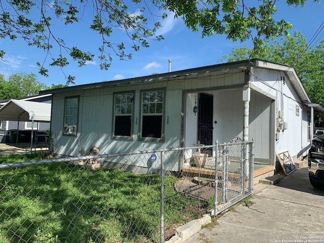 view of manufactured / mobile home