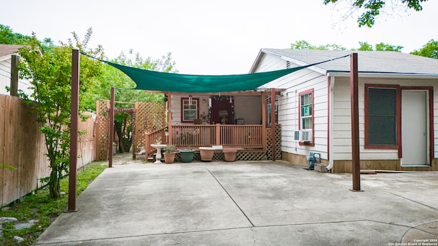 exterior space featuring a patio