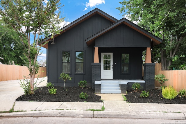 view of front of home