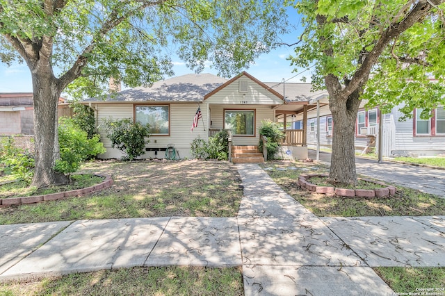 view of bungalow-style home