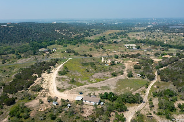 drone / aerial view featuring a rural view