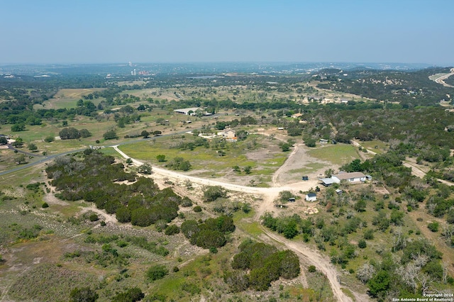 drone / aerial view featuring a rural view