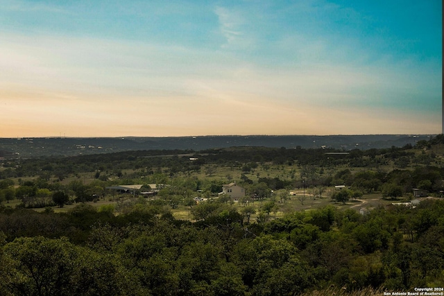 view of nature at dusk