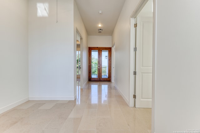 view of tiled entryway