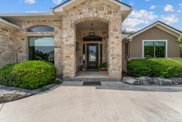 view of entrance to property