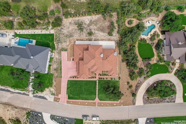 view of drone / aerial view