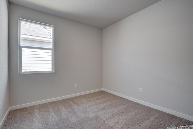 spare room featuring carpet floors