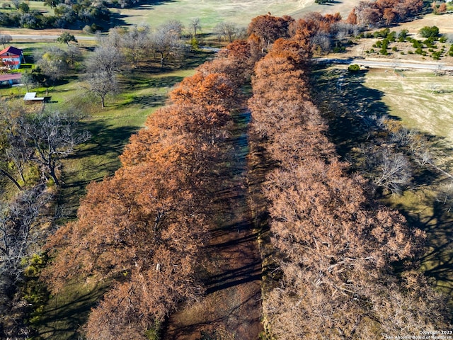 bird's eye view featuring a rural view