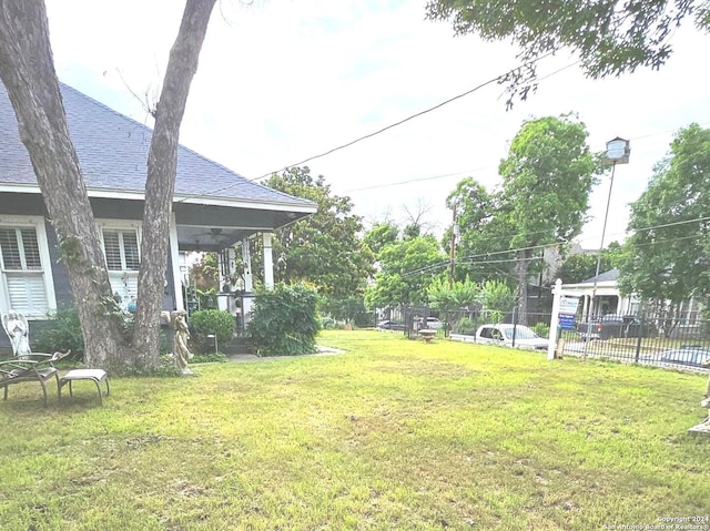 view of yard