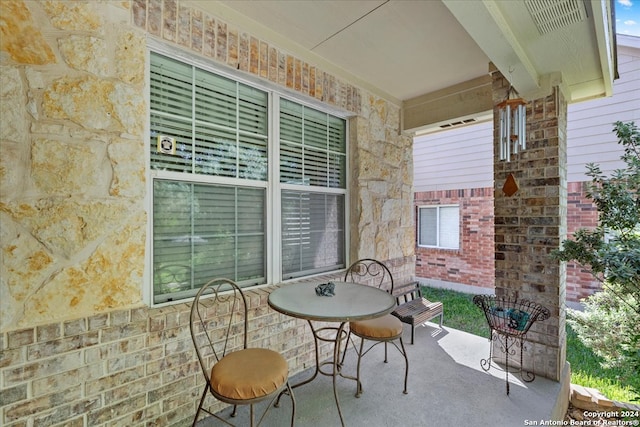 view of patio / terrace featuring a porch