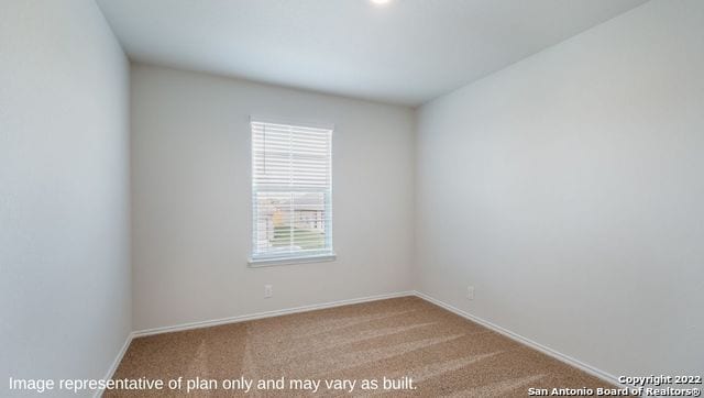 empty room with carpet floors