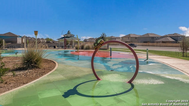 view of pool with a gazebo