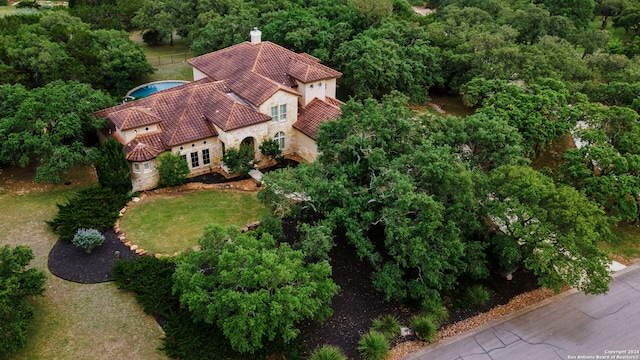 view of drone / aerial view