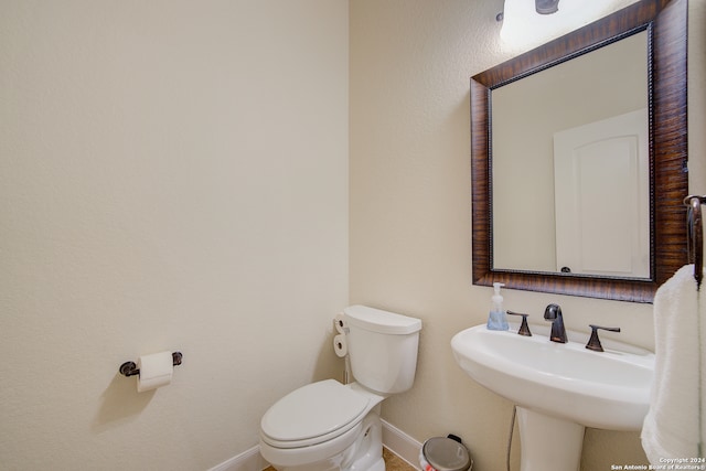 bathroom with toilet