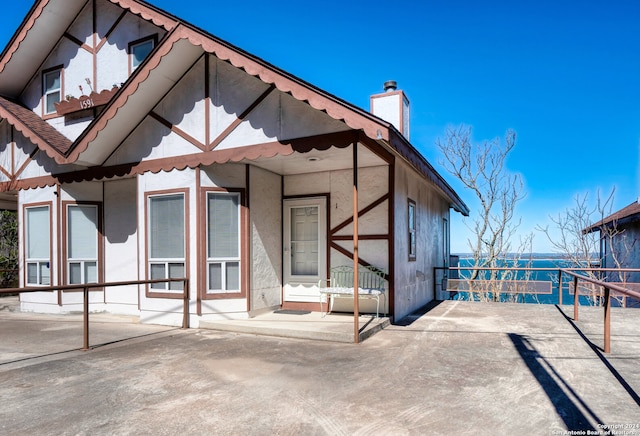 back of house featuring a patio area