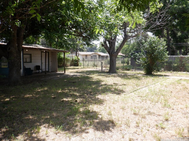 view of yard