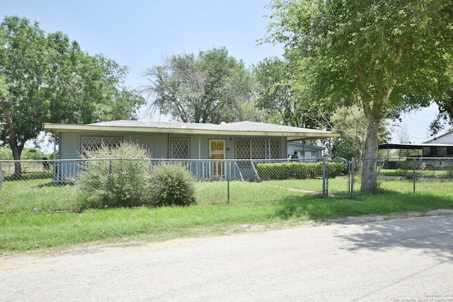 view of front of home