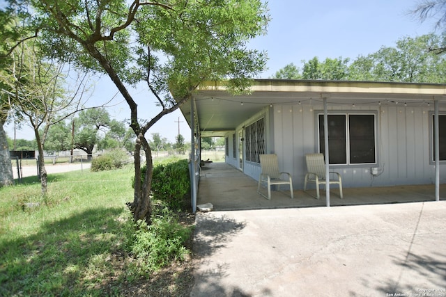 exterior space featuring a patio area