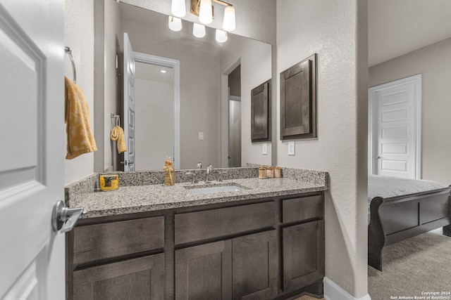 bathroom with large vanity