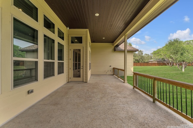 view of patio