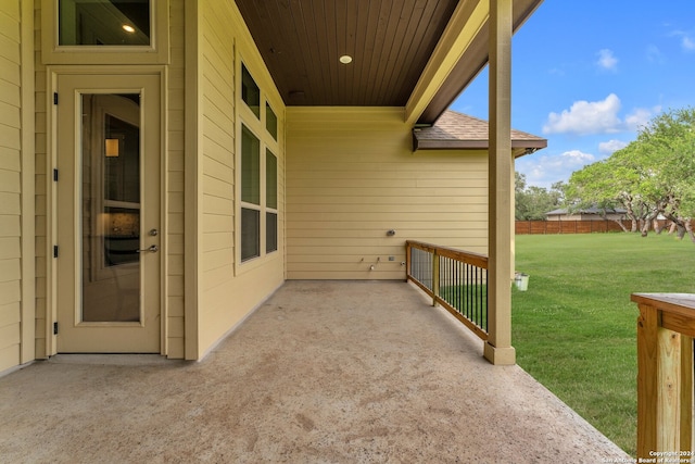 view of patio