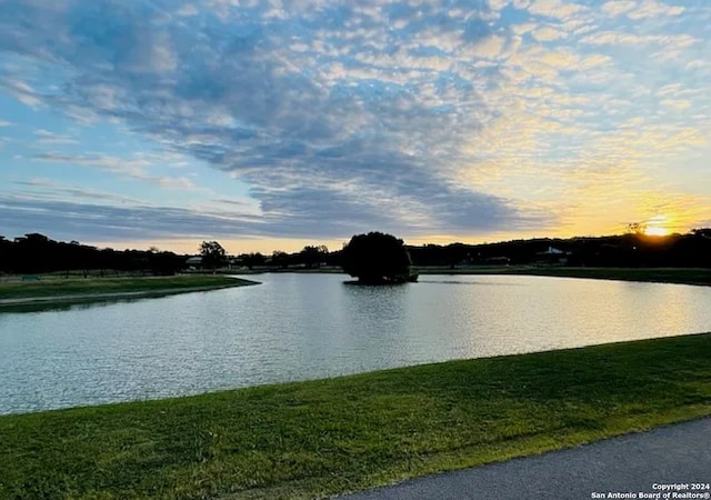 property view of water