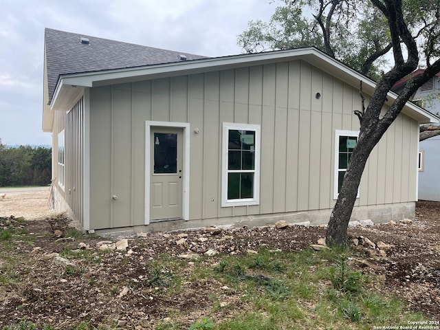 view of back of property