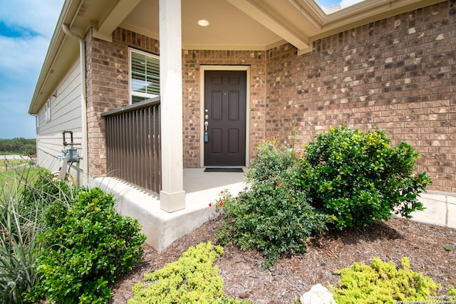 view of property entrance