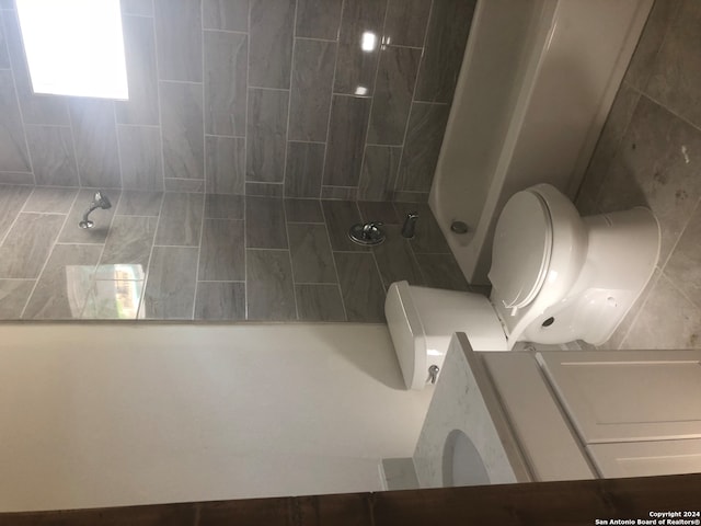 bathroom featuring toilet