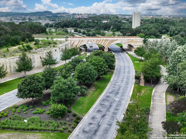 view of aerial view