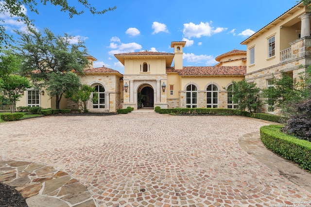 view of mediterranean / spanish house