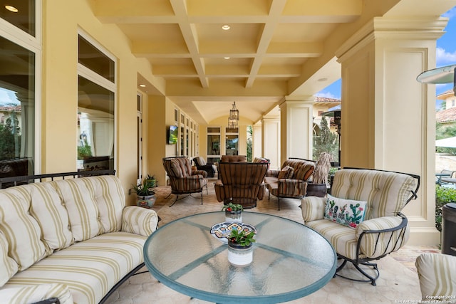 view of community lobby