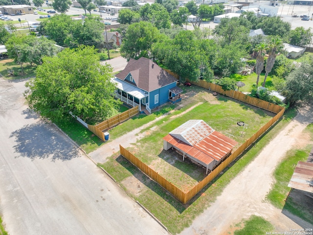 view of aerial view