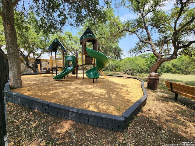 view of play area