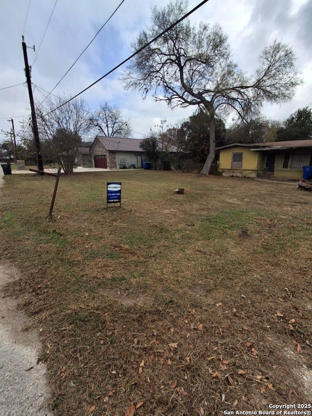 view of yard