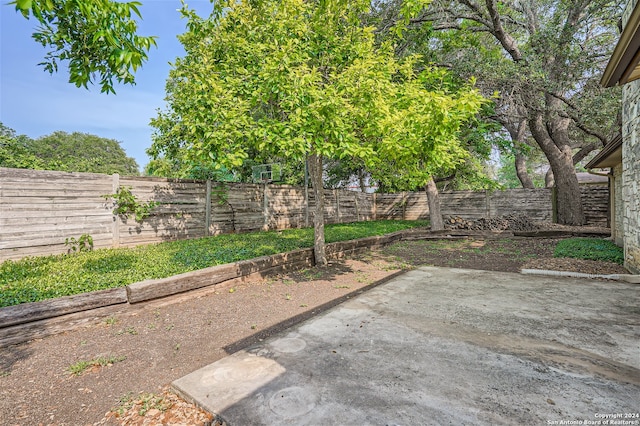 view of yard with a patio